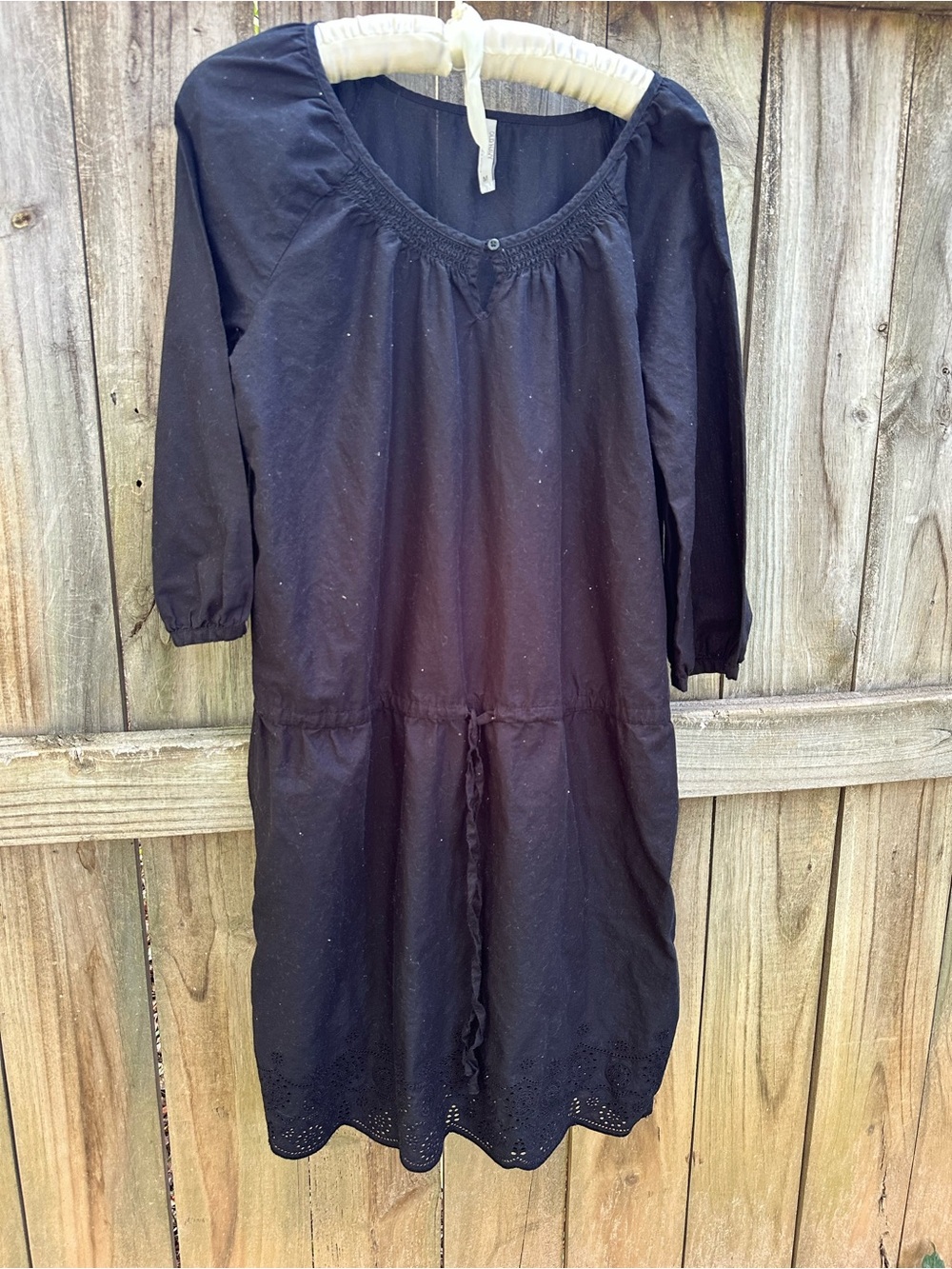 Old Navy black cotton dress